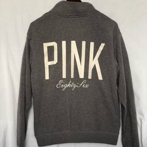 PINK Quarter Zip Eighty-Five